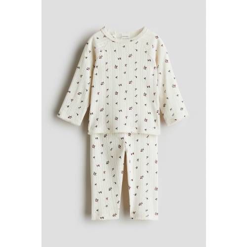 2-PIECE COTTON POINTELLE SET