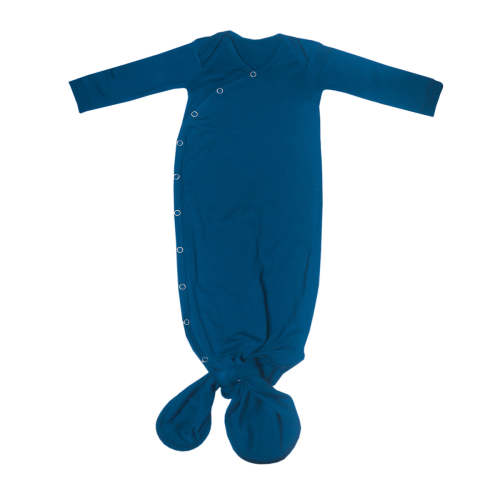 Newborn Knotted Gown - River