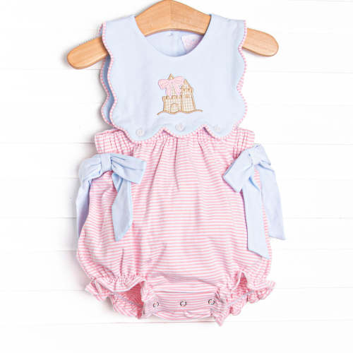 By the Sea Build Applique Side Tie Bubble, Pink – Stitchy Fish