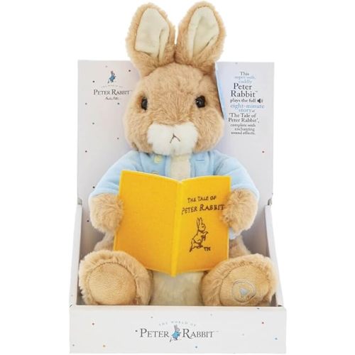 Beatrix Potter Storytime Peter Rabbit Talking Plush Toy, 29 cm, Multicolour
