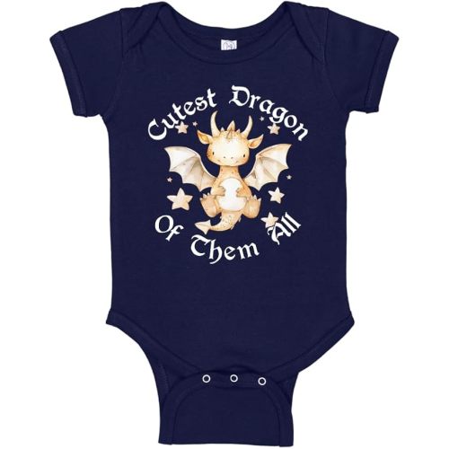 Cutest Dragon Baby One Piece Or Toddler T-Shirt Cute Little Dragon Baby Clothes