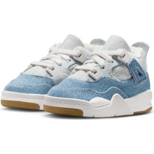 Kids' Jordan 4 Retro 'Worn Blue' Basketball Sneaker, 4 M