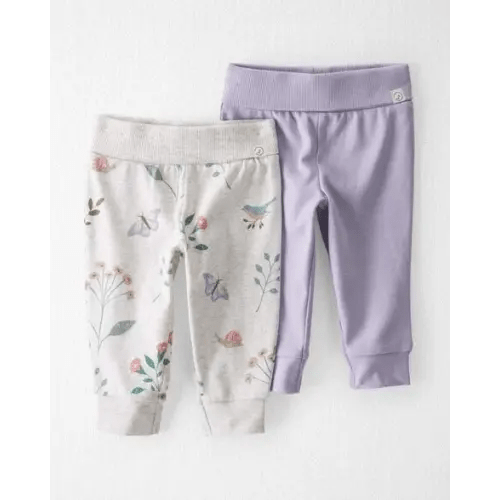 Baby 2-Pack Organic Cotton Joggers - Little Planet | Carter's