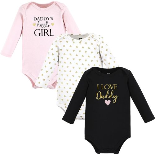 Hudson Baby unisex-baby Cotton Long-sleeve Bodysuits
