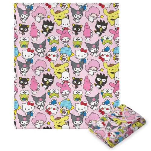 Hello Kitty Rainbow Magic Silk Touch Throw Blanket 50x70 Inches