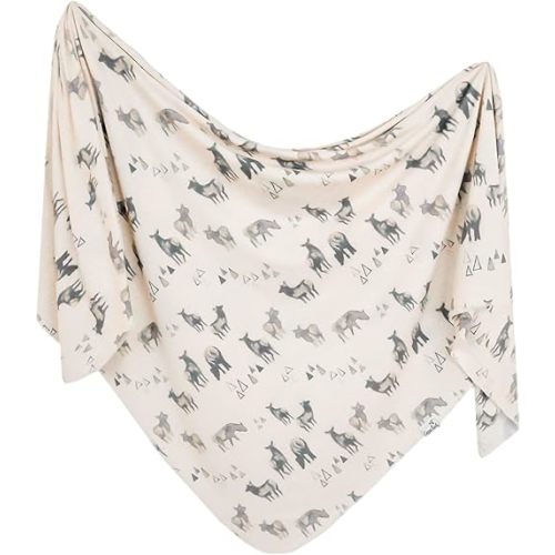 Copper Pearl Baby Swaddle Blanket - Premium Knit Baby Blanket, Large Soft Stretchy Receiving Blankets for Baby Boy and Girl, Swaddles for Newborn, Infant, and Toddler (Cody)