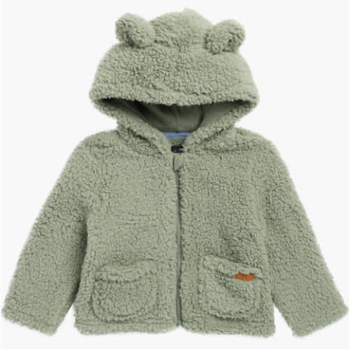 Faux Shearling Bear Jacket