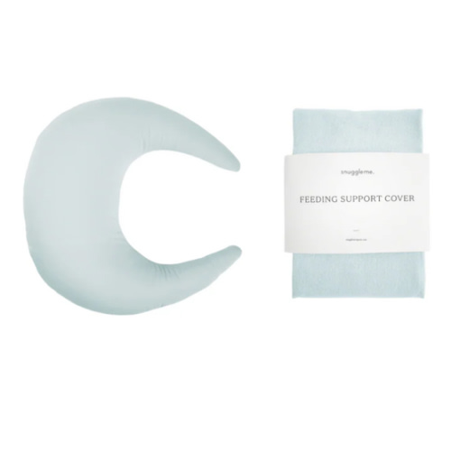 Feeding Pillow + Organic Cover Set | Bluebell
