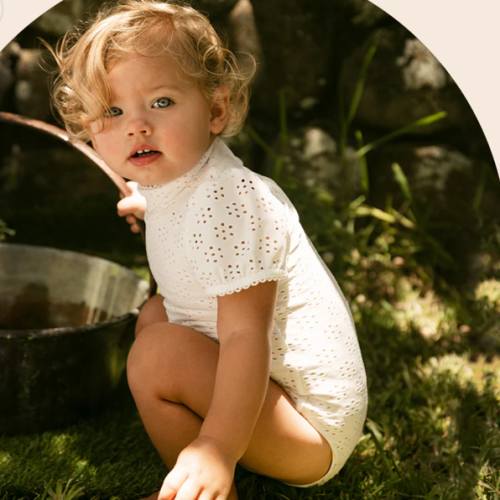 Valentina Swimsuit · Gardenia | Baby & Girls Swimsuits | Girls Bikinis | Luxury Swimsuits & Bikinis For Girls & Baby – Petit Playa