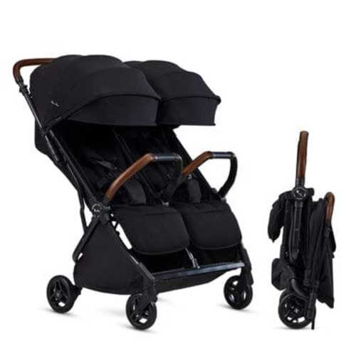 Silver Cross Jet Double Stroller - Black – Strolleria