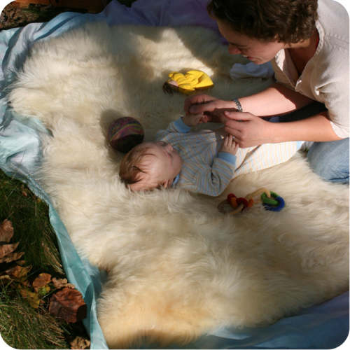 Vegetable-Tanned High Pile - Long Hair - Sheepskin Rug