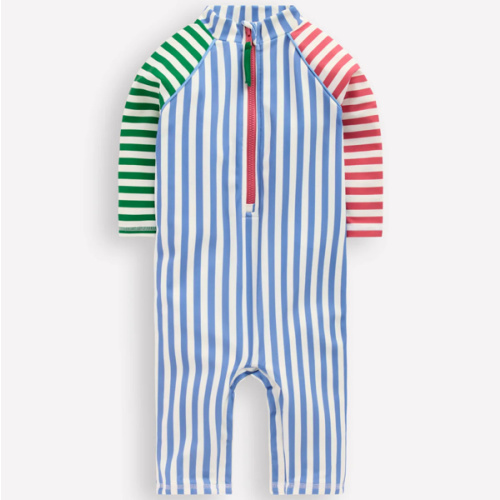 Logo Sun Safe Surfsuit-Hotchpotch Stripe | Boden USA