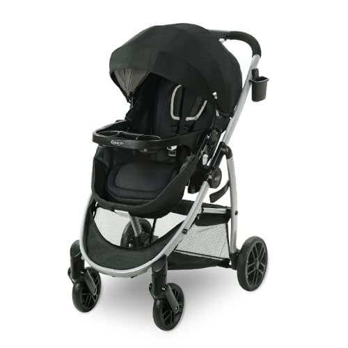 Graco Modes Pramette Stroller, 3-in-1 Baby Stroller, 3 Modes from Infant Car Seat Carrier, Infant Pramette, to Toddler Stroller, Reversible Seat, One Hand Fold, Extra Storage, Child Tray, Pierce