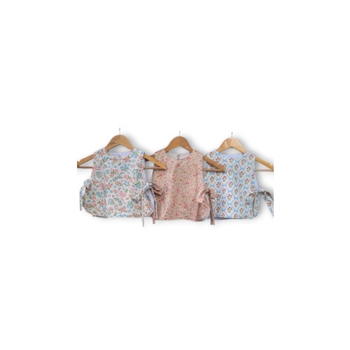 Floral Baby Bib Set of 3: Liberty Print Cotton Feeding Bibs
