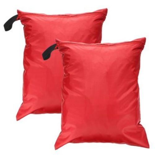 Unique Bargains Waterproof Travel Lightweight Portable Wet Dry Bags 2 Pcs 20" x 24" Red