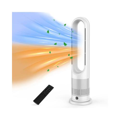 Advwin Bladeless Tower Fan Heater 2 In 1 Fan Heater With 11 Speeds For Room Bedroom Office Use