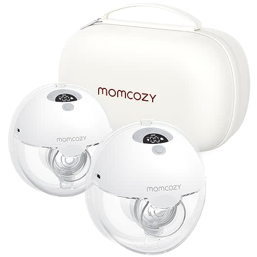 Momcozy All-in-one M5 Double Wearable Breast Pump, Quill Grey