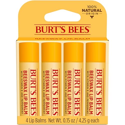 Burt's Bees 100% Natural Moisturizing Lip Balm (Original Beeswax)