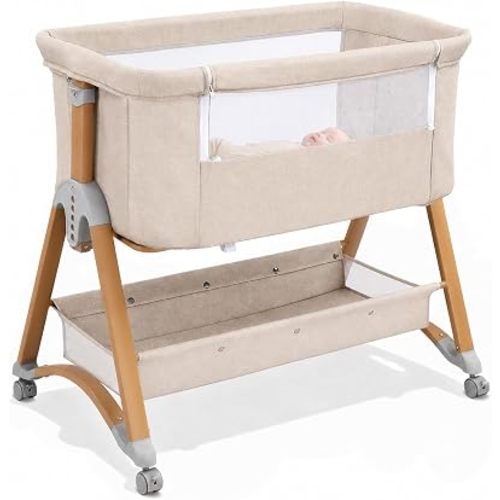 Ktaxon 5 in 1 Baby Bassinet Bedside Sleeper, Rocking Bedside Bassinet