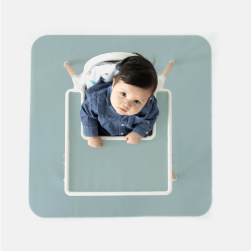 Large Silicone Splat Mat - Vintage Blue – Yeah Baby Goods