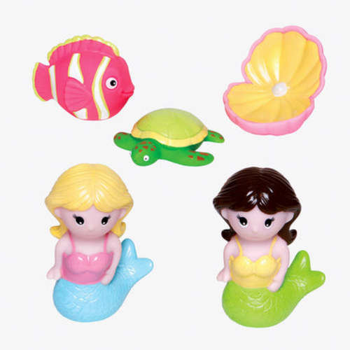 Mermaid Party Squirtie Baby Bath Toys – Elegant Baby