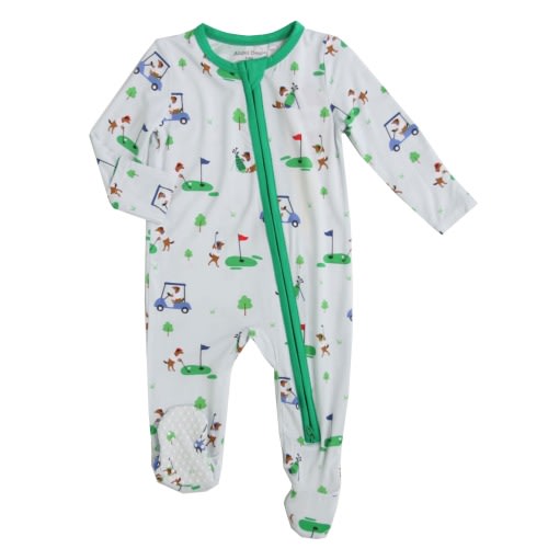 Angel Dear® Dog Gone Golf Footie (Baby Boy) at Von Maur