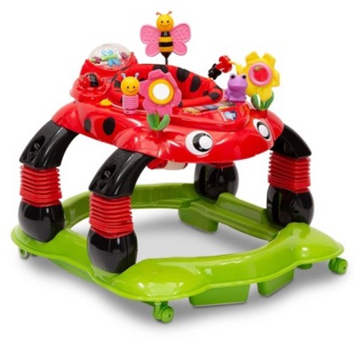Delta Children Lil Play Station 4-in-1 Activity Walker - Sadie The Ladybug