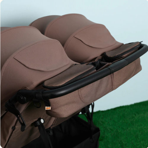 The Double Stroller Organizer - Cocoa