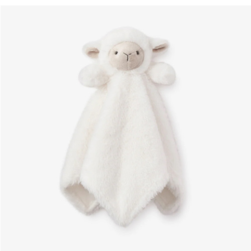 Plush Lamb Baby Security Blanket