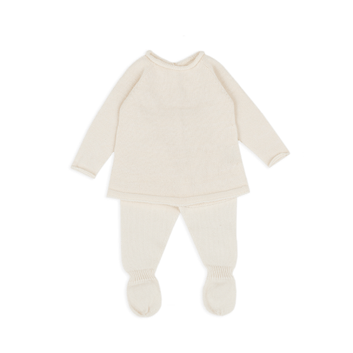 Set Welcome Knit Basic Crudo · Minicoton
