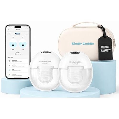 2 Pack Electric Breast Pump, Hands Free Wearable Pump, App Control, Quiet