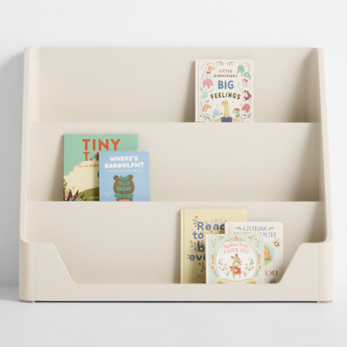 Scout 38" Linen Wood Kids Low Bookcase
