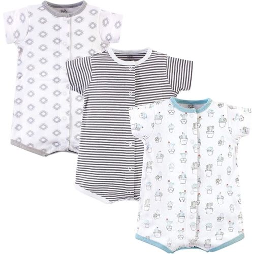 Touched by Nature Baby Unisex Baby Organic Cotton Rompers