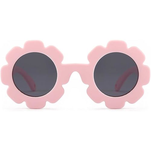 Baby flower Sunglasses with Strap girls Flexible Bendable Polarized Sunglasses for Infant Boys Girls 0-24 Months