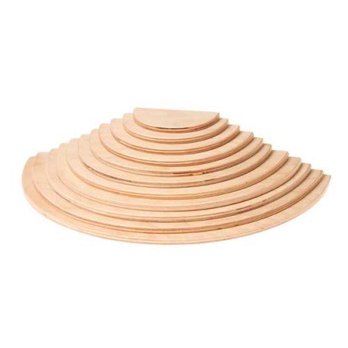 Natural Semicircles Building Set 11pcs (Grimm's)