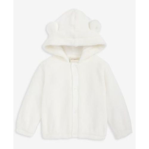 Everyday Baby Essentials Baby Bear-Ear Hooded Faux-Sherpa Jacket, Macy's Exclusive