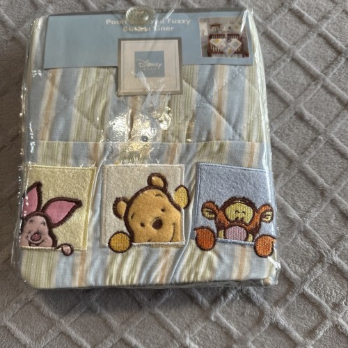 Disney Baby Winnie The Pooh & Friends Soft & Fuzzy Basket Liner New