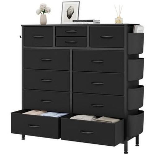 12 Drawer Dresser Fabric Tall Dressers for Bedroom Chest of Drawers
