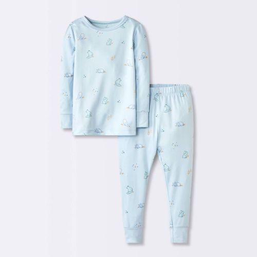 Toddler Boys' 2pc Long Sleeve Smooth Jersey Snug Fit Pajama Set - Cloud Island™
