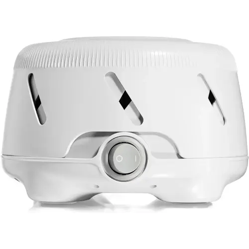 Yogasleep Dohm UNO White Noise Sound Machine (White) with Real Fan Inside for Non-Looping White Noise, for Travel, Office Privacy, Meditation, Sleep Aid for Adults & Baby, Registry Gift