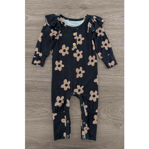 Bamboo Midnight Blossom Onesie 3-6 month