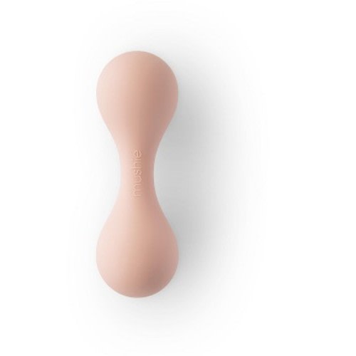 Silicone Baby Rattle Toy Blush One Size