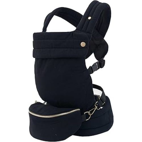 Ergonomic Baby Carrier for Newborns to Toddlers (7-35 lbs) with Adjustable Straps and Belt Bag – Comfortable, Versatile, and Stylish Babywearing Solution