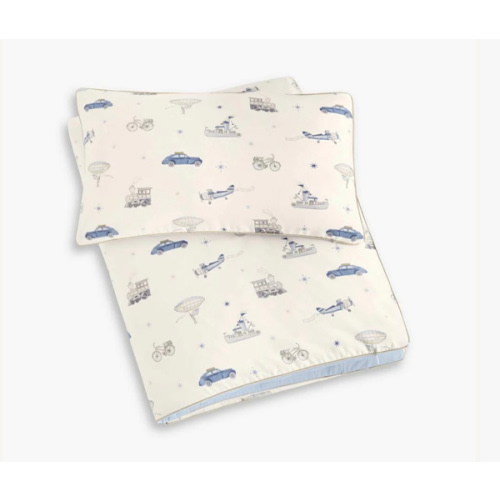 Transit Treasures Toddler Duvet - Blue