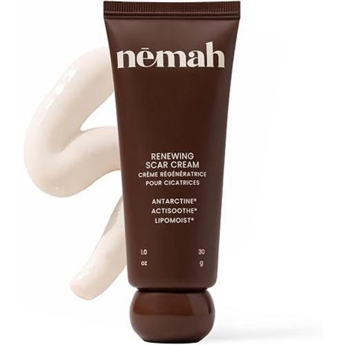 Nemah Restorative Scar Treatment, C Section Recovery, Scar Cream for Surgical Scars, Ideal to Reduce the C Section and Acne Marks, Dermatologist Approved, Antioxidant Rich, Vegan Formula, 1 oz