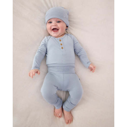 Light Fog Fold Over Legging – Little Sleepies