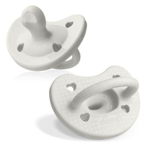 PhysioForma Luxe Orthodontic Silicone Pacifier – Pearl Grey 0-6m (2pc)