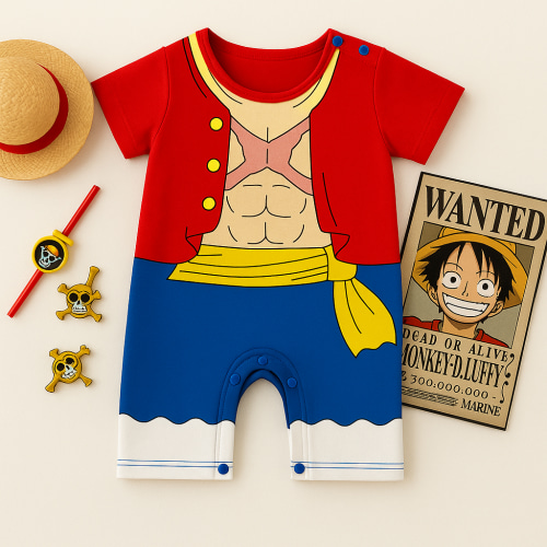 Little Luffy Kids Cosplay Bodysuit