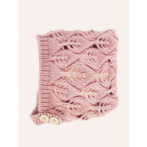 Leaf Lace Bonnet, Rosy