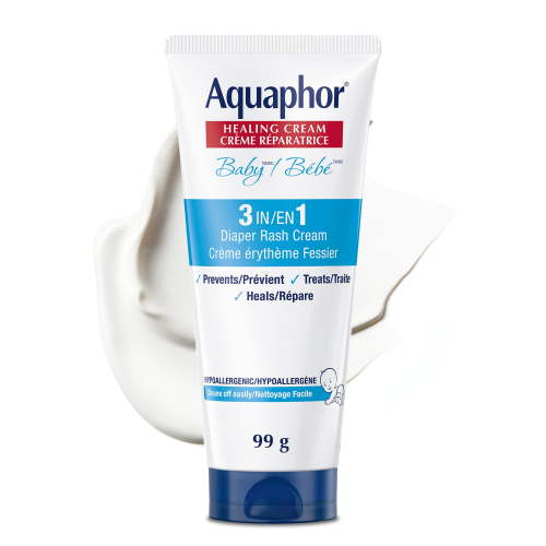 Aquaphor Baby Healing Diaper Rash Cream, 15% Zinc Oxide, Fragrance Free, 99g - Walmart.ca